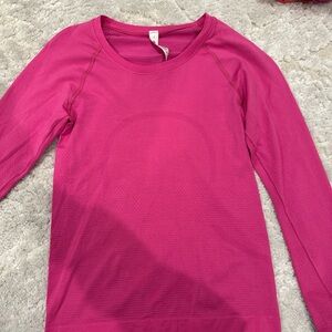 lululemon athletica Pink Long Sleeve Top